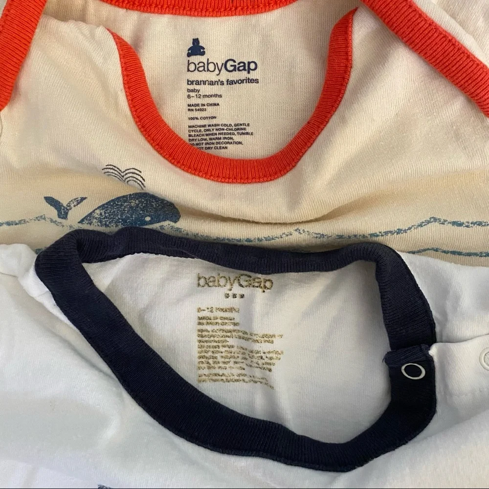 Gap Bundle Summer Onesie & Shirt Size 6-12 Months